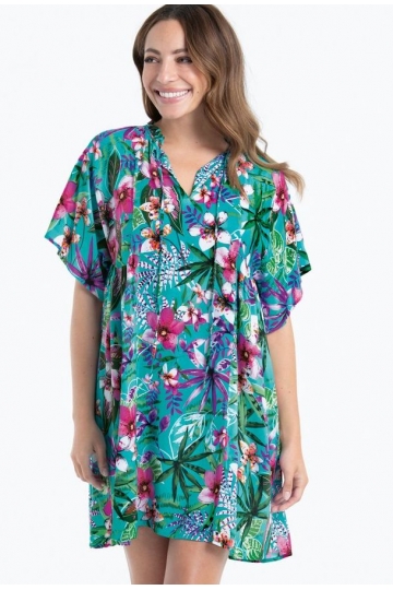 Tunica TAHITI M6 capri blue