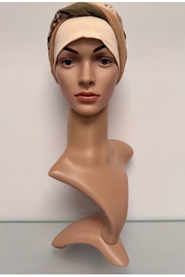 Bambusový turban s prišitým...